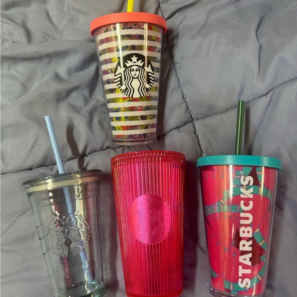16oz Starbucks Vibrant Tumblers